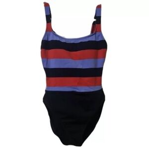 VM Sport Striped Swimsuit size small
